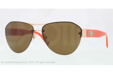 Image of Versace VE2143 Single Vision Prescription Sunglasses VE2143-100273-59 - Lens Diameter 59 mm, Lens Diameter 59 mm, Frame Color Gold