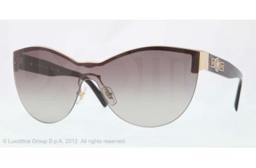 Image of Versace VE2144 Single Vision Prescription Sunglasses VE2144-125211-40 - Lens Diameter 140 mm, Lens Diameter 40 mm, Frame Color Pale Gold