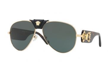 Image of Versace VE2150Q Progressive Prescription Sunglasses VE2150Q-100271-62 - Lens Diameter 62 mm, Frame Color Gold