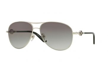 Image of Versace VE2157 Single Vision Prescription Sunglasses VE2157-100011-58 - Lens Diameter 58 mm, Frame Color Silver