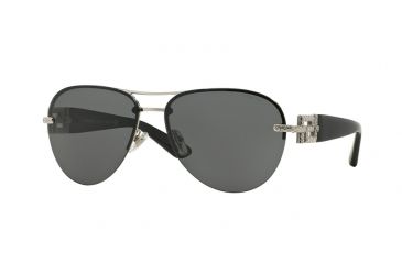 Image of Versace VE2159B Single Vision Prescription Sunglasses VE2159B-100087-59 - Lens Diameter 59 mm, Frame Color Silver