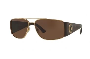 Image of Versace VE2163 Progressive Prescription Sunglasses VE2163-100273-63 - Lens Diameter 63 mm, Frame Color Gold