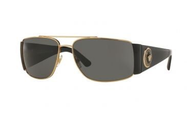 Image of Versace VE2163 Progressive Prescription Sunglasses VE2163-100287-63 - Lens Diameter 63 mm, Frame Color Gold
