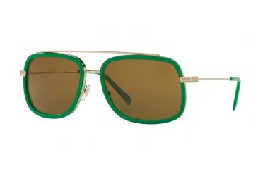 Image of Versace VE2173 Single Vision Prescription Sunglasses VE2173-139073-60 - Lens Diameter 60 mm, Frame Color Pale Gold Green