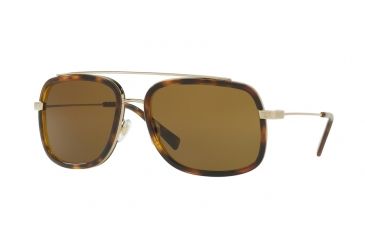 Image of Versace VE2173 Single Vision Prescription Sunglasses VE2173-139173-60 - Lens Diameter 60 mm, Frame Color Pale Gold / Havana