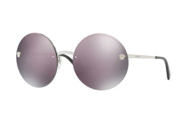 Image of Versace VE2176 Progressive Prescription Sunglasses VE2176-10005R-59 - Lens Diameter 59 mm, Frame Color Silver
