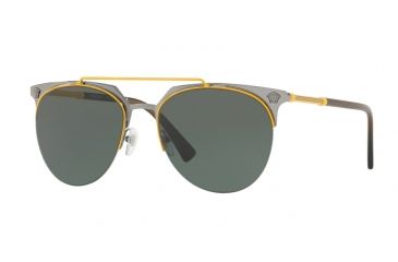 Image of Versace VE2181 Bifocal Prescription Sunglasses VE2181-100171-57 - Lens Diameter 57 mm, Frame Color Yellow/gunmetal