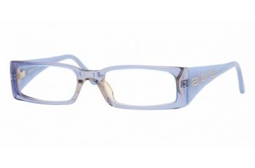 Image of Versace VE3105 Progressive Eyeglasses - Azure/Transparent Demo Lens Frame w/ 51 mm Diameter Lenses, 159-5117