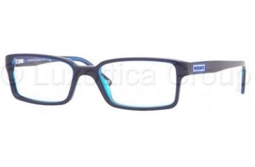 Image of Versace VE3142 Single Vision Prescription Eyewear 904-5217 - Blue/Transparent Blue 