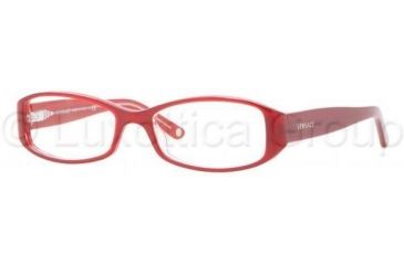 Image of Versace VE3144 Bifocal Prescription Eyeglasses 878-5116 - Red/Crystal 