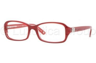 Image of Versace VE3146B Progressive Prescription Eyeglasses 878-5116 - Red/Crystal 