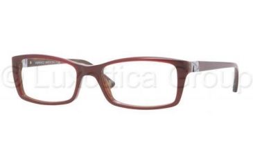 Image of Versace VE3152 Eyeglass Frames 518-5317 - Bordeaux/Horn 