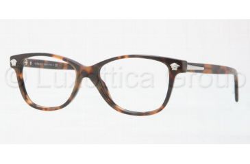 Image of Versace VE3153 Eyeglass Frames 944-5116 - Dark Havana 