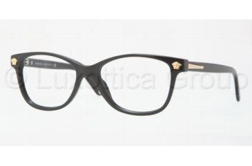 Image of Versace VE3153 Eyeglass Frames 945-5116 - Shiny Black 