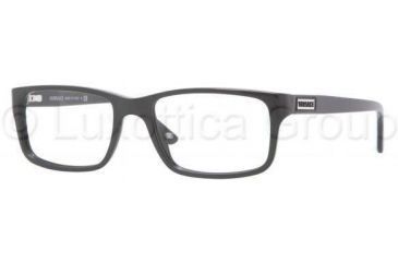 Image of Versace VE3154 Progressive Prescription Eyeglasses GB1-5417 - Shiny Black Frame