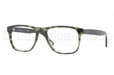 Image of Versace VE3162 Bifocal Prescription Eyeglasses 993-5217 - Green Havana Frame