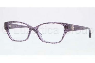 Image of Versace VE3172 Eyeglass Frames 5000-5616 - Lizard Violet Frame, Clear Lens Lenses