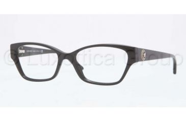 Image of Versace VE3172 Eyeglass Frames GB1-5616 - Shiny Black Frame