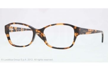 Image of Versace VE3176 Eyeglass Frames 998-51 - Amber Havana Frame, Demo Lens Lenses