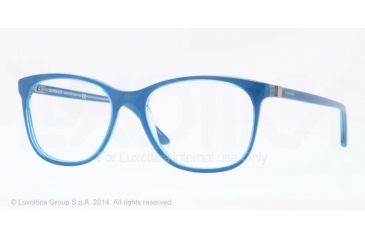 Image of Versace VE3187 Single Vision Prescription Eyeglasses 5056-53 - Blue/Transparent Azure Frame