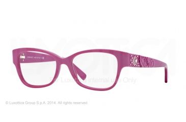 Image of Versace VE3196 Single Vision Prescription Eyeglasses 5067-52 - Fuxia Frame