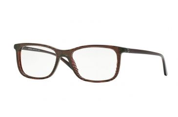 Image of Versace VE3197 Progressive Prescription Eyeglasses 5102-53 - Brown Rule Frame