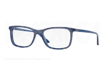 Image of Versace VE3197A Progressive Prescription Eyeglasses 5104-55 - Blue Rule Frame