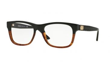 Image of Versace VE3199 Eyeglass Frames 5117-53 - Black/Havana Frame