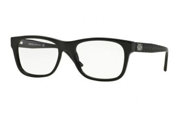 Image of Versace VE3199 Eyeglass Frames GB1-53 - Black Frame