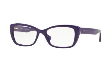 Image of Versace VE3201 Single Vision Prescription Eyeglasses 5120-52 - Violet Frame