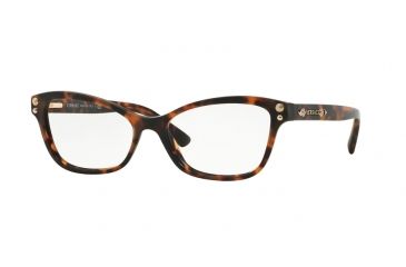 Image of Versace VE3208 Bifocal Prescription Eyeglasses 5133-54 - Matte Havana Frame
