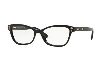 Image of Versace VE3208 Bifocal Prescription Eyeglasses GB1-54 - Black Frame