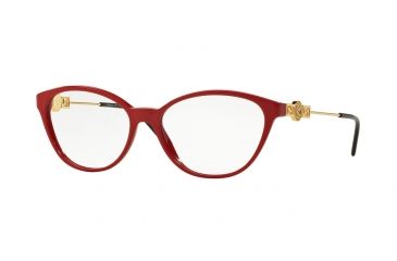 Image of Versace VE3215 Bifocal Prescription Eyeglasses 256-54 - Red Frame