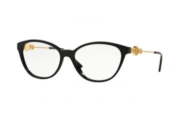 Image of Versace VE3215 Bifocal Prescription Eyeglasses GB1-52 - Black Frame