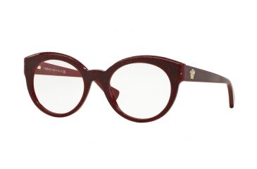 Image of Versace VE3217 Eyeglass Frames 5158-51 - Glitter Red/red Frame