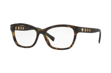Image of Versace VE3225A Bifocal Prescription Eyeglasses 5183-54 - Avana Military Frame