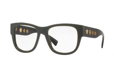 Image of Versace VE3230 Progressive Prescription Eyeglasses 5193-52 - Green Frame