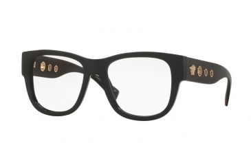 Image of Versace VE3230A Progressive Prescription Eyeglasses GB1-54 - Black Frame