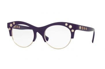 Image of Versace VE3232 Progressive Prescription Eyeglasses 5185-52 - Violet Frame