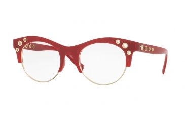 Image of Versace VE3232 Progressive Prescription Eyeglasses 5197-52 - Bordeaux Frame