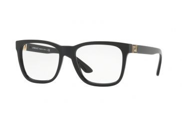 Image of Versace VE3243 Eyeglass Frames GB1-53 - Black Frame
