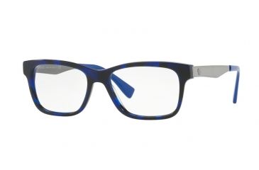 Image of Versace VE3245 Eyeglass Frames 5237-53 - Blue Havana/electric Blue Frame