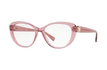 Image of Versace VE3246B Eyeglass Frames 5234-52 - Transparent Pink Frame