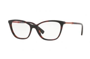 Image of Versace VE3248 Eyeglass Frames 989-52 - Red Havana Frame