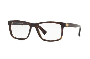 Image of Versace VE3253A Eyeglass Frames 108-55 - Dark Havana Frame