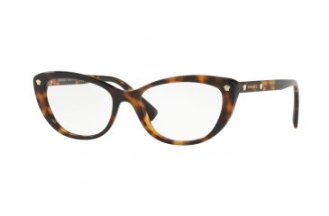 Image of Versace VE3258 Prescription Eyeglasses 5267-51 - Havana Frame