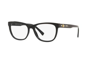 Image of Versace VE3263BA Prescription Eyeglasses GB1-54 - Black Frame