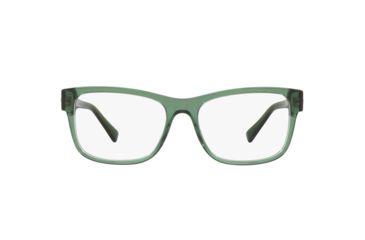 Image of Versace VE3266 Progressive Prescription Eyeglasses, 53mm, Transparent Green, VE3266-5144-53-PRO