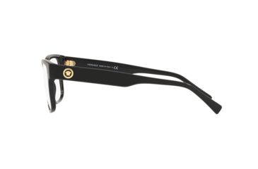 Image of Versace VE3266 Progressive Prescription Eyeglasses, 53mm, Black, VE3266-GB1-53-PRO