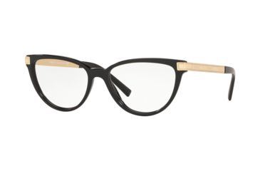 Image of Versace VE3271A Progressive Prescription Eyeglasses, 54mm, Black, VE3271A-GB1-54-PRO